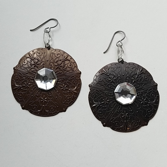 GASOLINE GLAMOUR Jewelry - GYPSY QUEEN MEDALLION MOONDUST EARRINGS NEW GASOLINE GLAMOUR Jewelry - GYPSY QUEEN MEDALLION MOONDUST EARRINGS NEW